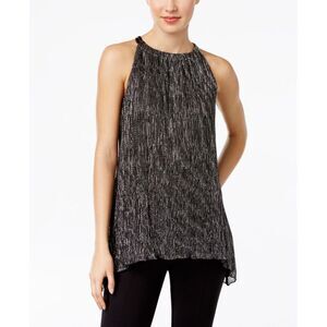 Alfani Petite Metallic Halter Top